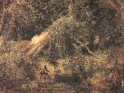 Moran, Thomas Slaves Escaping Through the Swamp painting